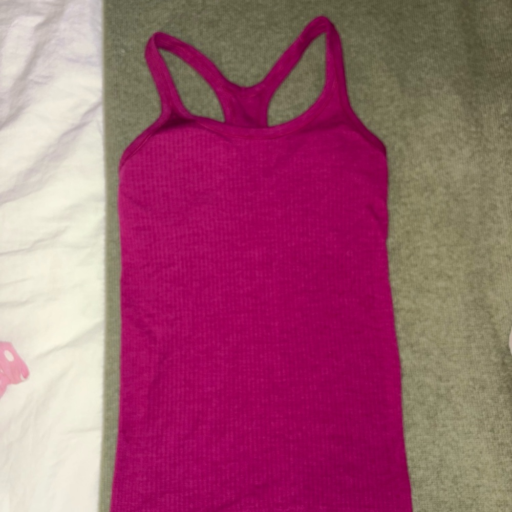 Magenta Lululemon Workout Top